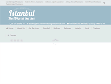 Tablet Screenshot of istanbulmeetandgreetservice.com